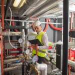 Engineer in a Boiler Room